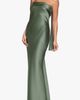 Xscape Evenings Xscape Evenings Strapless Satin Gown & Chiffon Scarf - 3