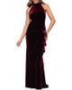 Xscape Evenings Xscape Evenings Stretch Velvet Halter Gown - 1