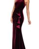 Xscape Evenings Xscape Evenings Stretch Velvet Halter Gown - 3