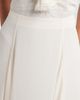 Xu Zhi Xu Zhi Asymmetric lace-trimmed midi skirt - 3