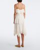 Xu Zhi Xu Zhi Asymmetric lace-trimmed midi skirt - 6
