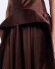 Xu Zhi Xu Zhi Asymmetric silk satin midi dress - 5