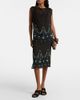 Xu Zhi Xu Zhi Beaded jersey midi skirt - 2