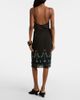 Xu Zhi Xu Zhi Beaded jersey midi skirt - 3