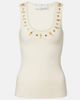 Xu Zhi Xu Zhi Beaded wool tank top - 1