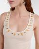 Xu Zhi Xu Zhi Beaded wool tank top - 4