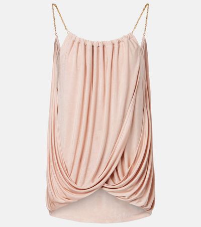 Xu Zhi Xu Zhi Chain-detail draped top