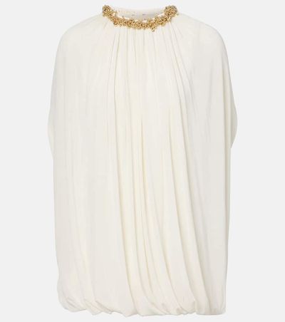 Xu Zhi Xu Zhi Embellished draped minidress
