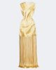 Xu Zhi Xu Zhi Embellished fringed open-back minidress - 1