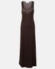 Xu Zhi Xu Zhi Embellished wool-blend maxi dress - 1