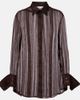 Xu Zhi Xu Zhi Embroidered linen and silk shirt - 1
