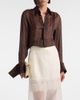 Xu Zhi Xu Zhi Embroidered linen and silk shirt - 2