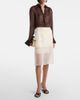 Xu Zhi Xu Zhi Embroidered linen and silk shirt - 6
