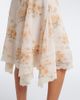 Xu Zhi Xu Zhi Floral asymmetric lace-trimmed midi skirt - 4