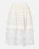 Xu Zhi Xu Zhi Gathered lace and tulle midi skirt - 1