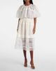 Xu Zhi Xu Zhi Gathered lace and tulle midi skirt - 2