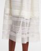 Xu Zhi Xu Zhi Gathered lace and tulle midi skirt - 5