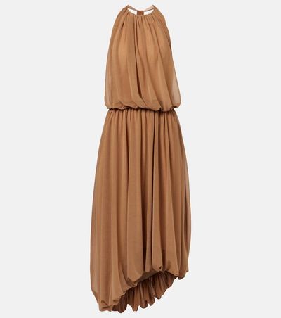 Xu Zhi Xu Zhi Gathered open-back midi dress