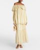 Xu Zhi Xu Zhi Gathered striped silk-blend maxi skirt - 2