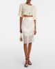 Xu Zhi Xu Zhi Lace-trimmed midi skirt - 2