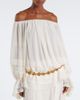 Xu Zhi Xu Zhi Lace-trimmed off-shoulder top - 2