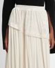 Xu Zhi Xu Zhi Layered velvet-trimmed midi skirt - 4