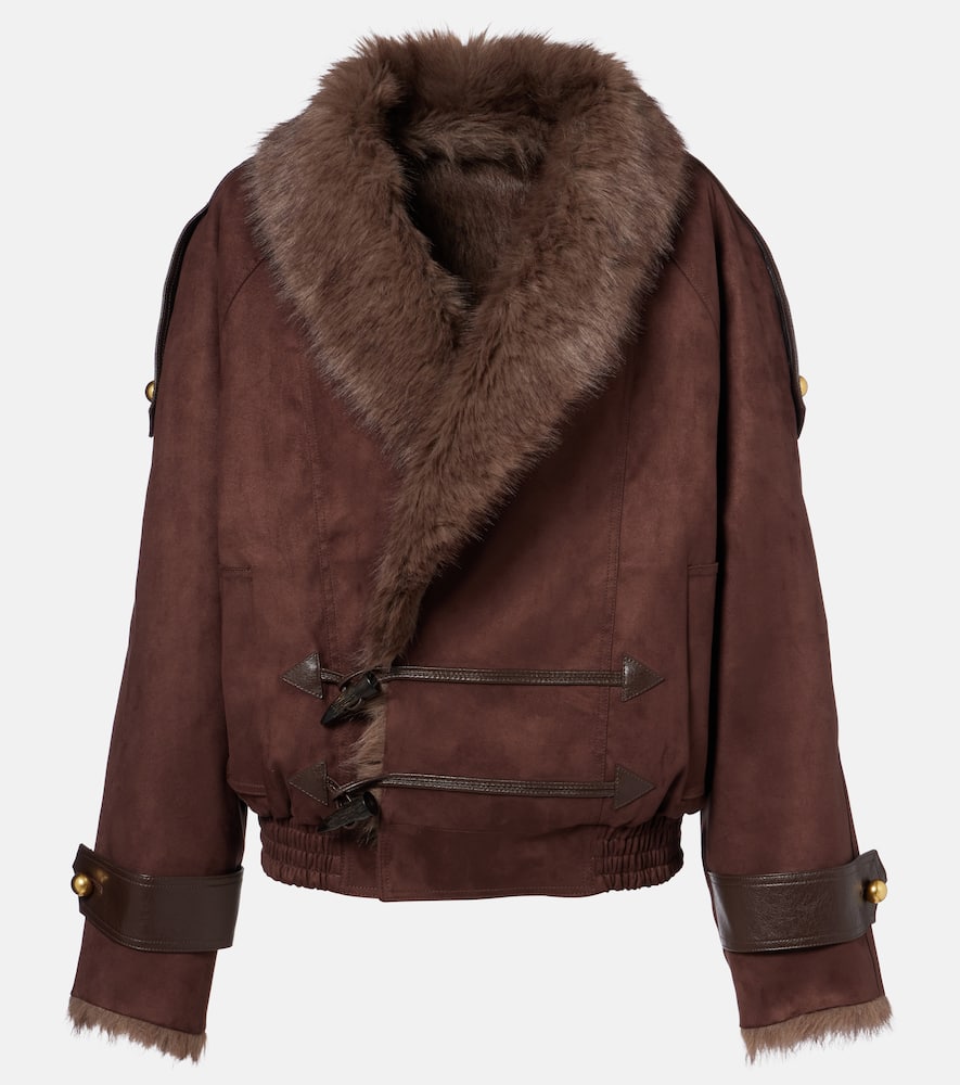 Xu Zhi - Reversible faux fur jacket