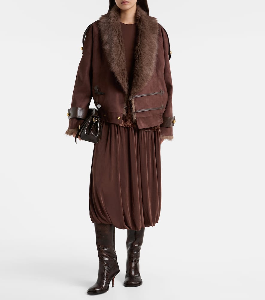 Xu Zhi - Reversible faux fur jacket