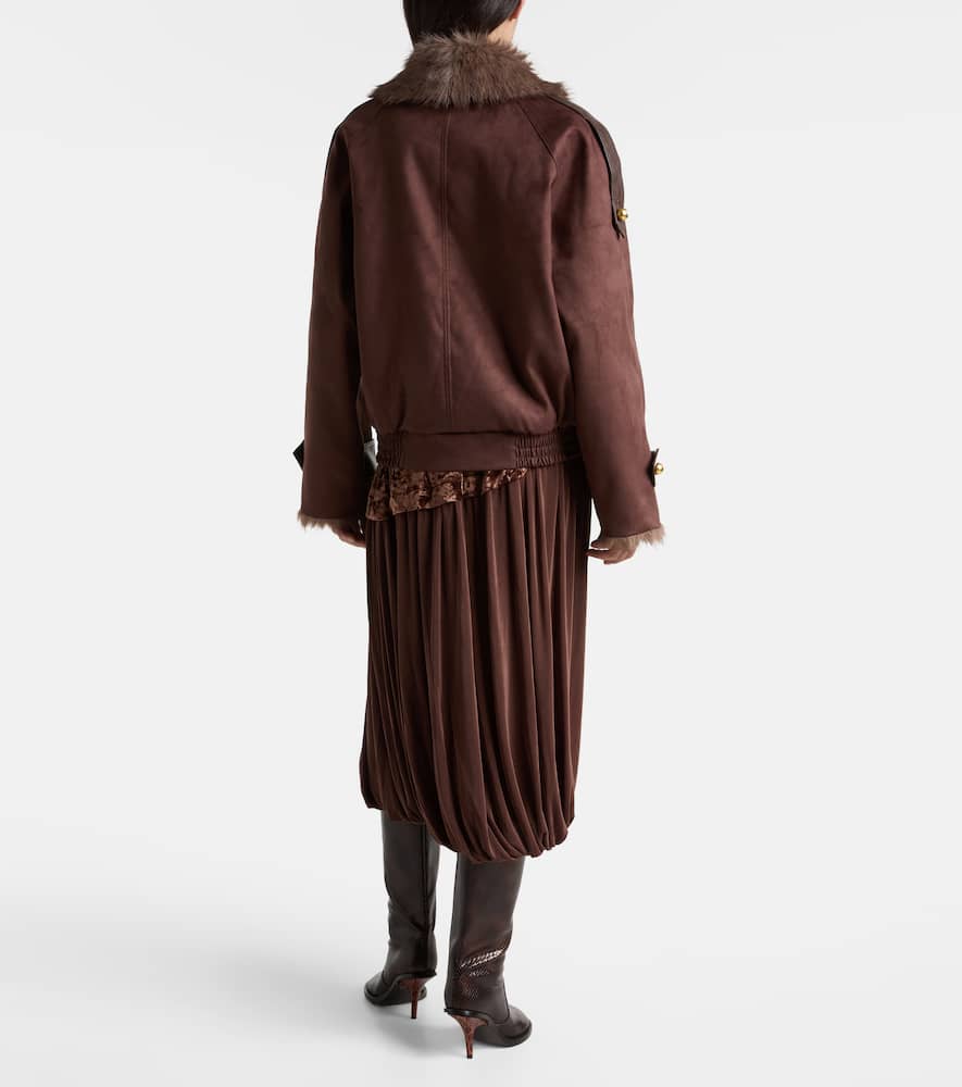 Xu Zhi - Reversible faux fur jacket