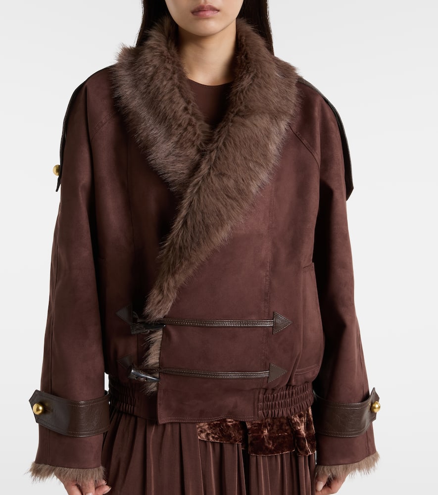 Xu Zhi - Reversible faux fur jacket