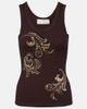 Xu Zhi Xu Zhi Ribbed-knit sequined tank top - 1