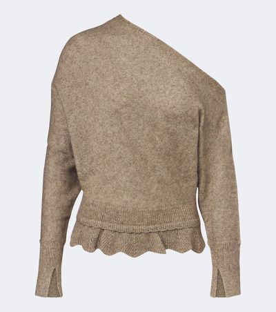 Xu Zhi Xu Zhi Ruffled asymmetric sweater