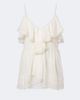 Xu Zhi Xu Zhi Ruffled lace-trimmed top - 1