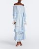 Xu Zhi Xu Zhi Ruffled off-shoulder lace-trimmed maxi dress - 2