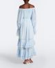 Xu Zhi Xu Zhi Ruffled off-shoulder lace-trimmed maxi dress - 6