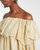 Xu Zhi Xu Zhi Ruffled striped silk-blend top - 4