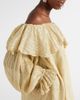 Xu Zhi Xu Zhi Ruffled striped silk-blend top - 5