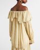 Xu Zhi Xu Zhi Ruffled striped silk-blend top - 6