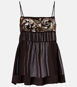 Xu Zhi Xu Zhi Sequined chiffon top