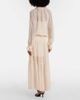Xu Zhi Xu Zhi Shirred tie-neck maxi dress - 3