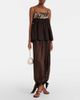 Xu Zhi Xu Zhi Striped silk-blend wide-leg pants - 2