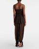Xu Zhi Xu Zhi Striped silk-blend wide-leg pants - 3