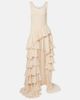 Xu Zhi Xu Zhi Tiered asymmetric maxi dress - 1