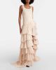 Xu Zhi Xu Zhi Tiered asymmetric maxi dress - 2