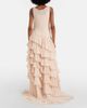 Xu Zhi Xu Zhi Tiered asymmetric maxi dress - 3