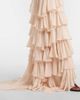 Xu Zhi Xu Zhi Tiered asymmetric maxi dress - 6