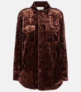 Xu Zhi Xu Zhi Velvet shirt
