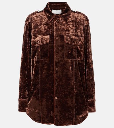 Xu Zhi Xu Zhi Velvet shirt