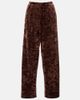 Xu Zhi Xu Zhi Velvet straight pants - 1