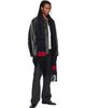 Y-3 Y-3 Black & Red Stripes Scarf - 2